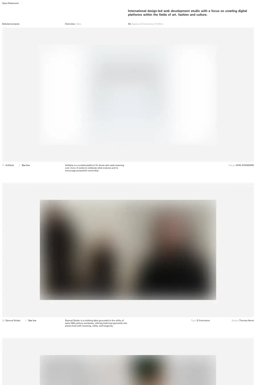 Open Statement preview