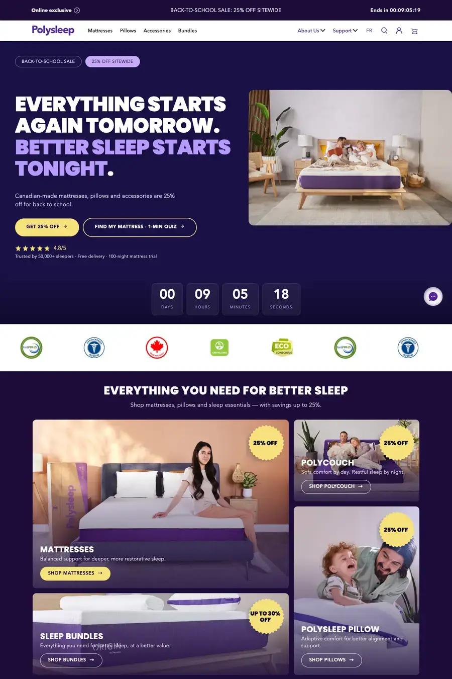 Polysleep Canada preview