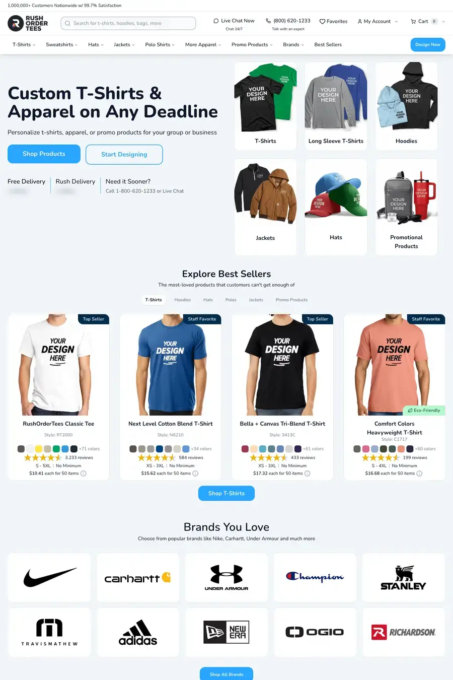 RushOrderTees: Custom T-Shirts, Apparel & Promo Products preview