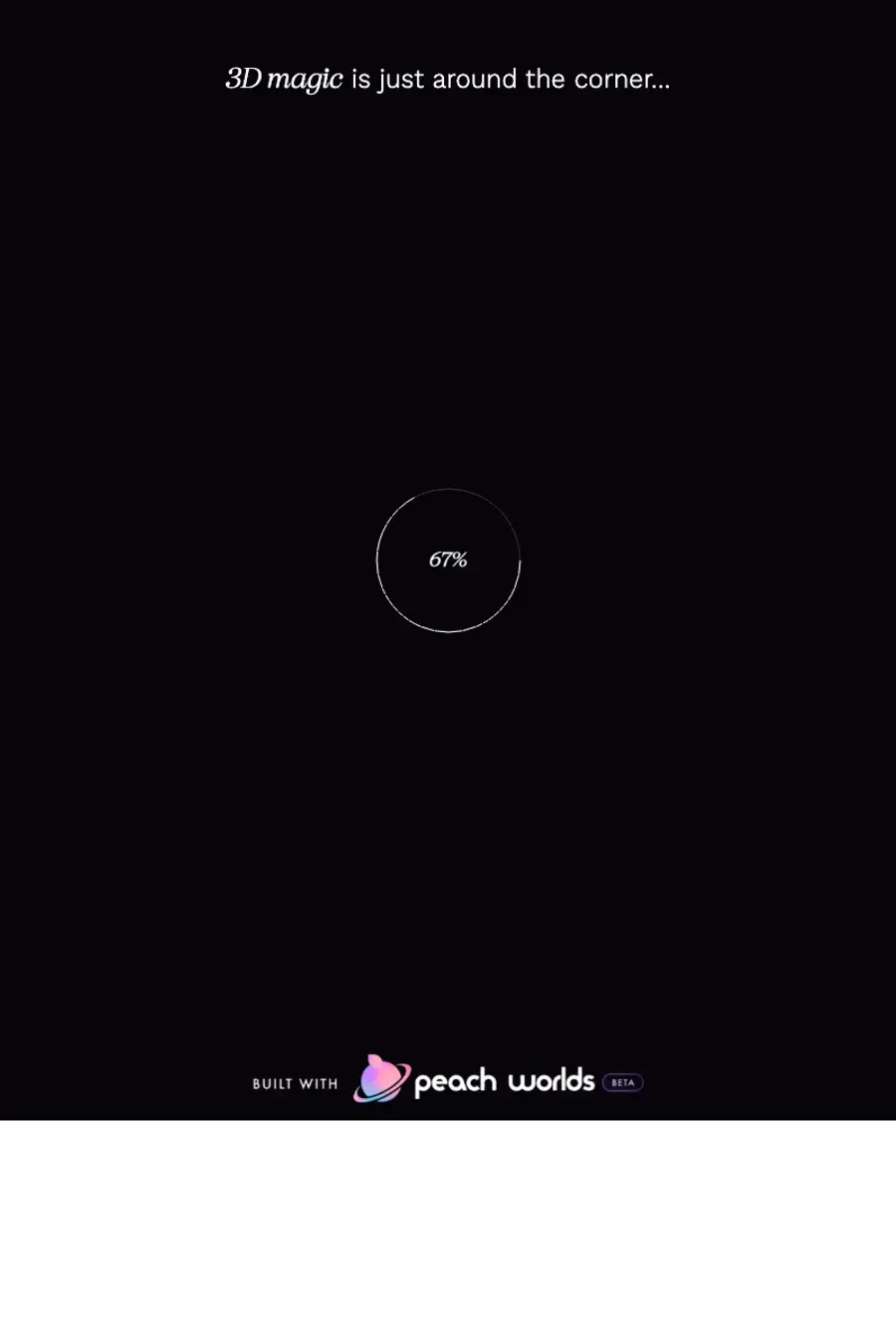 The Drop - Immersive 3D Website preview